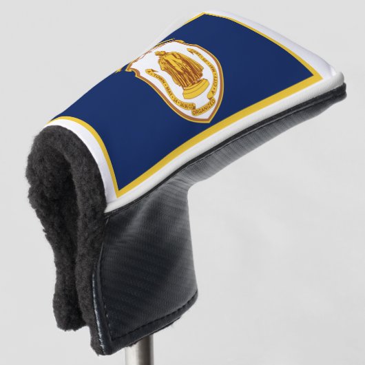 Stadtflagge Springfield (Massachusetts) Golf Headcover (3/4 Vorderseite)