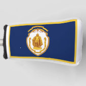 Stadtflagge Springfield (Massachusetts) Golf Headcover (Vorderseite)