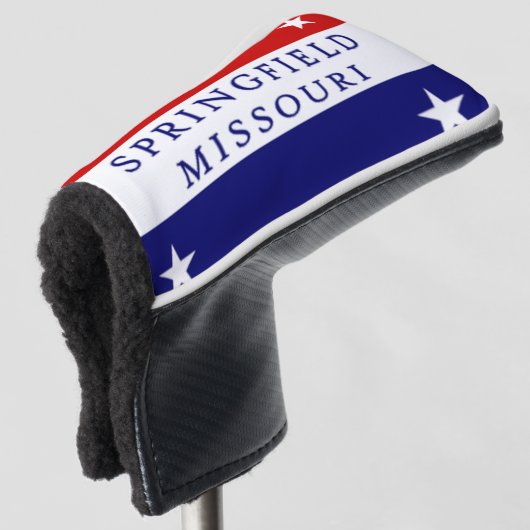 Stadtflagge Springfield (Missouri) Golf Headcover (3/4 Vorderseite)