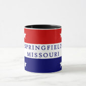 Stadtflagge Springfield (Missouri) Tasse (Zentrum)