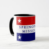 Stadtflagge Springfield (Missouri) Tasse (Vorderseite Links)