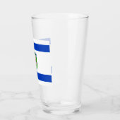Stadtflagge Tel Aviv (Israel) Glas (Links)