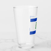 Stadtflagge Tel Aviv (Israel) Glas (Rechts)