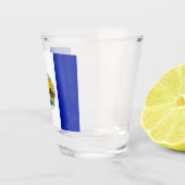 Stadtflagge Toledo Schnapsglas (Rechts)