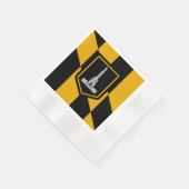 Stadtflagge von Baltimore Serviette (Ecke)