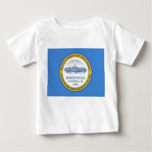 Stadtflagge von Boston (Massachusetts) Baby T-shirt
