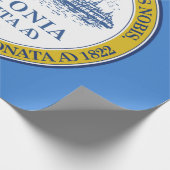 Stadtflagge von Boston (Massachusetts) Geschenkpapier (Ecke)