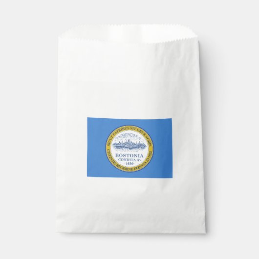 Stadtflagge von Boston (Massachusetts) Geschenktütchen (Vorderseite)