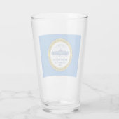 Stadtflagge von Boston (Massachusetts) Glas (Rückseite)