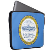 Stadtflagge von Boston (Massachusetts) Laptopschutzhülle (Vorne Rechts)