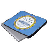 Stadtflagge von Boston (Massachusetts) Laptopschutzhülle (Vorne Knopf)