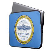Stadtflagge von Boston (Massachusetts) Laptopschutzhülle (Vorderseite Links)