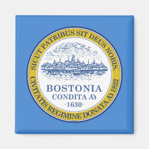 Stadtflagge von Boston (Massachusetts) Magnet