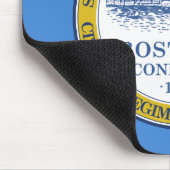 Stadtflagge von Boston (Massachusetts) Mousepad (Ecke)