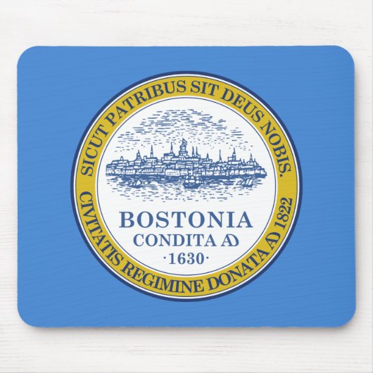 Stadtflagge von Boston (Massachusetts) Mousepad (Vorne)