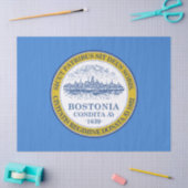 Stadtflagge von Boston (Massachusetts) Seidenpapier (Basteln)
