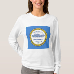 Stadtflagge von Boston (Massachusetts) T-Shirt