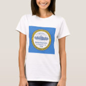 Stadtflagge von Boston (Massachusetts) T-Shirt (Vorderseite)