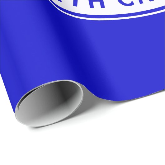 Stadtflagge von Charlotte (North Carolina) Geschenkpapier (Rolleneckpunkt)