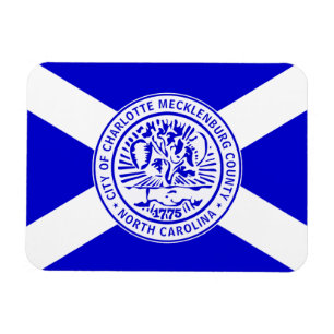 Stadtflagge von Charlotte (North Carolina) Magnet