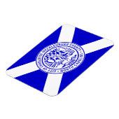 Stadtflagge von Charlotte (North Carolina) Magnet (Linke Seite)