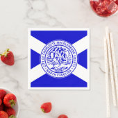 Stadtflagge von Charlotte (North Carolina) Serviette (Beispiel)