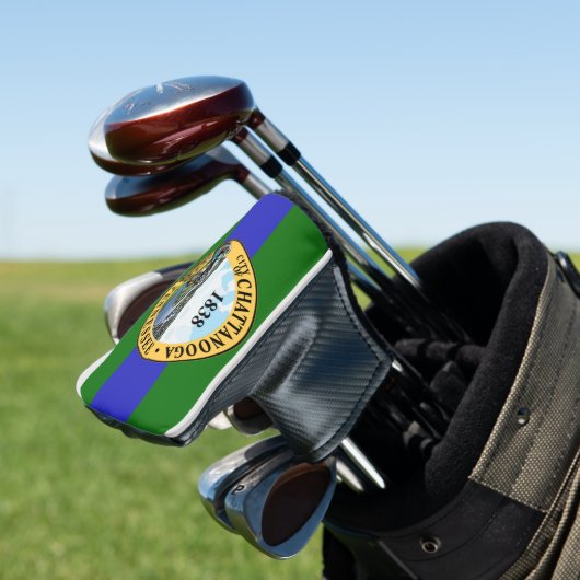 Stadtflagge von Chattanooga Golf Headcover (In Situ)