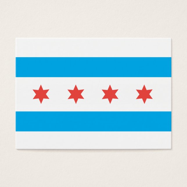 Stadtflagge von Chicago (Vorderseite)