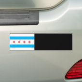 Stadtflagge von Chicago Autoaufkleber (Auf Auto)
