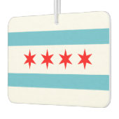 Stadtflagge von Chicago Autolufterfrischer (Links)
