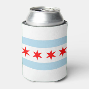 Stadtflagge von Chicago Dosenkühler