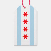 Stadtflagge von Chicago Geschenkanhänger (Vorderseite)