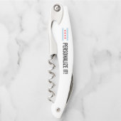 Stadtflagge von Chicago personalisiert klappbar Kellnermesser (Vorderseite)