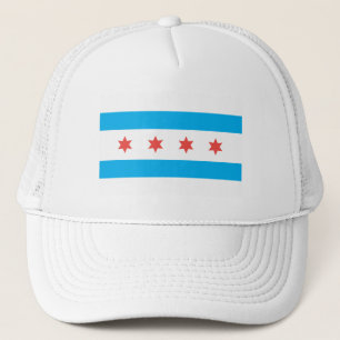 Stadtflagge von Chicago Truckerkappe