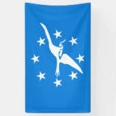 Stadtflagge von Corpus Christi (Texas) Banner (Vertikal)