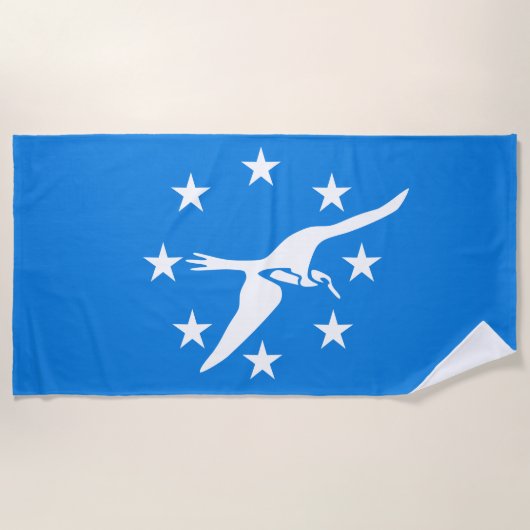 Stadtflagge von Corpus Christi (Texas) Strandtuch (Vorderseite)