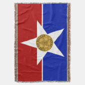 Stadtflagge von Dallas Decke (Vorderseite Vertikal)