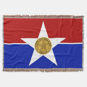 Stadtflagge von Dallas Decke