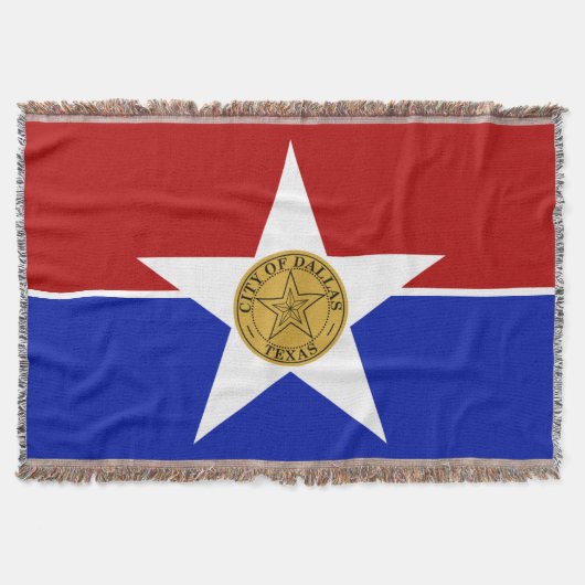 Stadtflagge von Dallas Decke (Vorderseite)