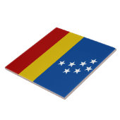 Stadtflagge von Durham Fliese (Seite)