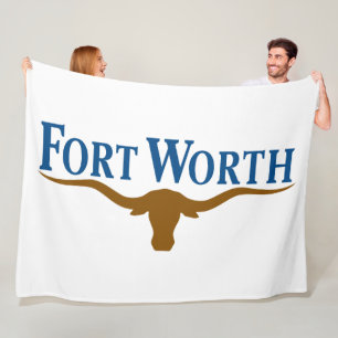 Stadtflagge von Fort Worth (Texas) Fleecedecke