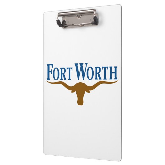 Stadtflagge von Fort Worth (Texas) Klemmbrett (Links)