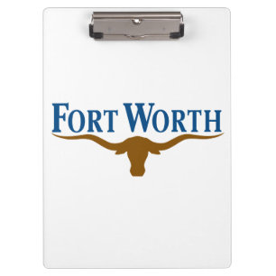Stadtflagge von Fort Worth (Texas) Klemmbrett