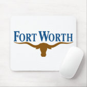 Stadtflagge von Fort Worth (Texas) Mousepad (Mit Mouse)