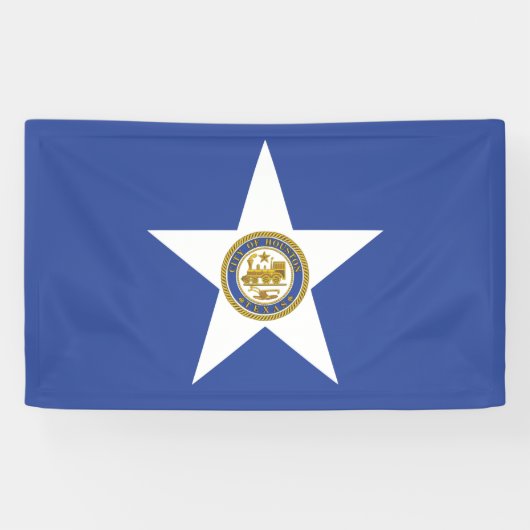 Stadtflagge von Houston (Texas) Banner (Horizontal)