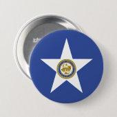 Stadtflagge von Houston (Texas) Button (Vorne & Hinten)