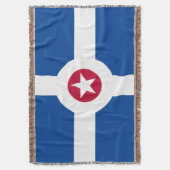 Stadtflagge von Indianapolis Decke (Vorderseite Vertikal)