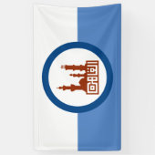 Stadtflagge von Kairo (Ägypten) Banner (Vertikal)