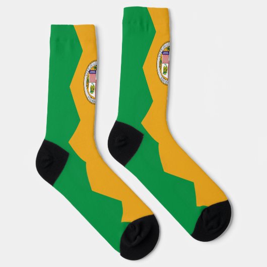 Stadtflagge von Los Angeles Socken (Rechts)