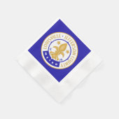 Stadtflagge von Louisville Serviette (Ecke)